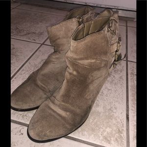 Sam Edelman Lucca suede booties women’s size 8